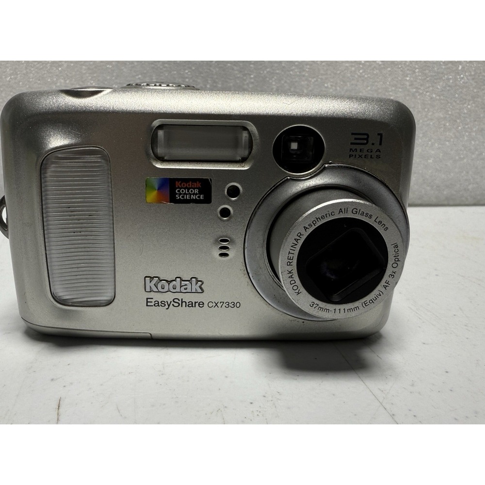 Parts Or Fix Kodak Digital Camera Easyshare CX7330 3.1MP Silver Read Description